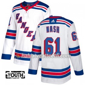 Lasten NHL New York Rangers Pelipaita Rick Nash 61 Adidas 2017-2018 Valkoinen Authentic